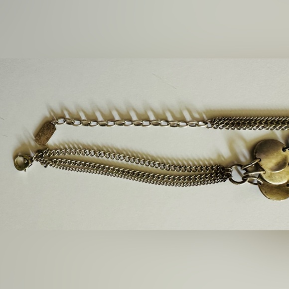 Vintage Kenneth Cole Gray Mother of Pearl Shell Necklace - Picture 12 of 13